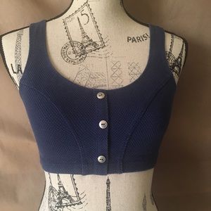 Navy Blue Sport Bra